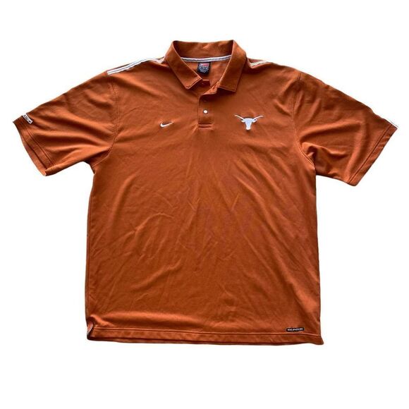 Texas Longhorns Nike Sphere Dry Polo Shirt SS size XL - Picture 1 of 6